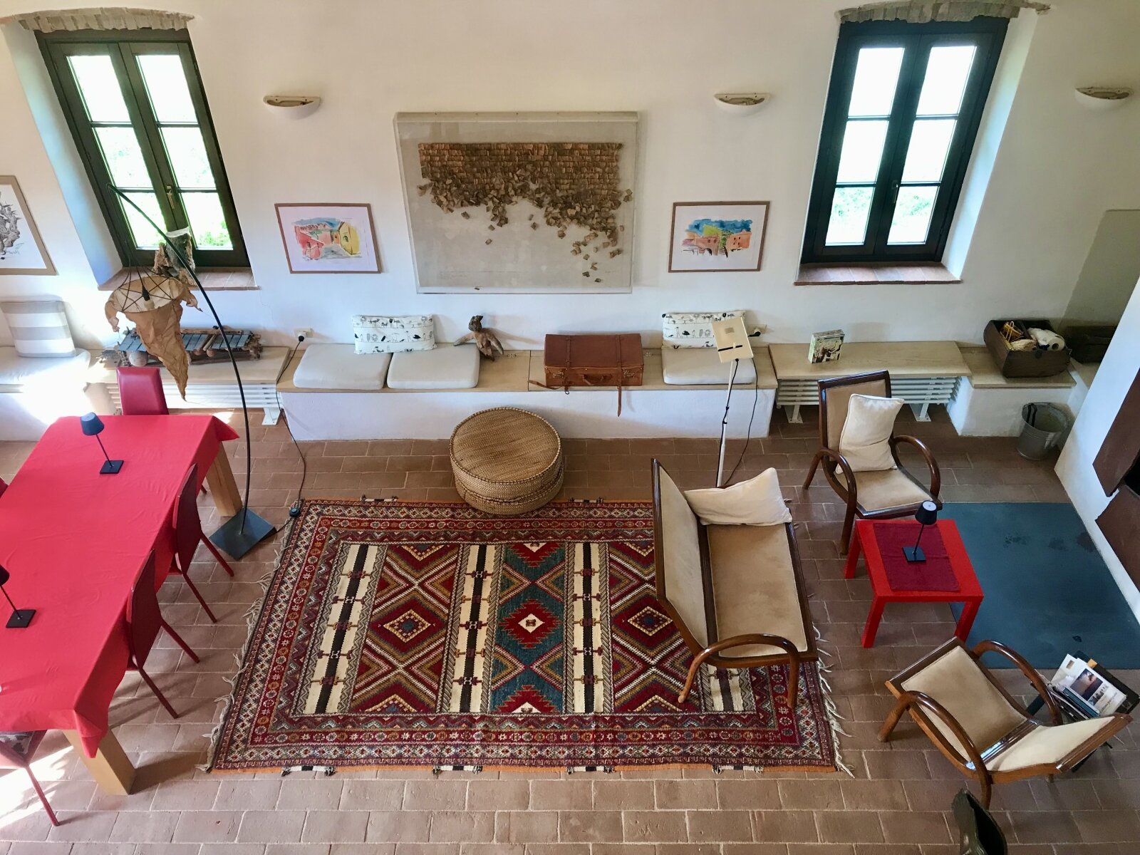 vista dalla galeria aperta