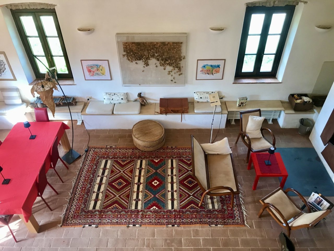 vista dalla galeria aperta