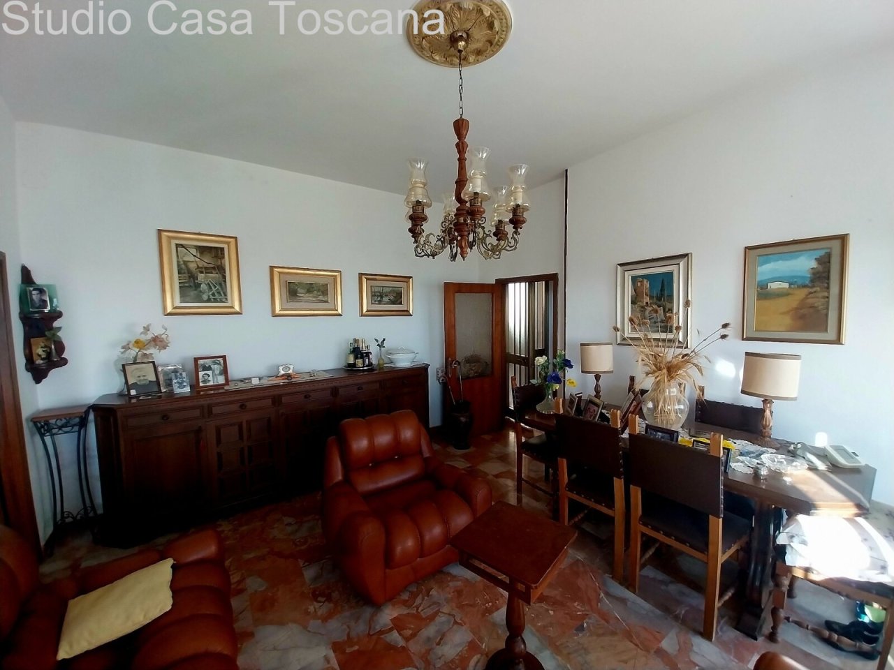 Living room with balcony